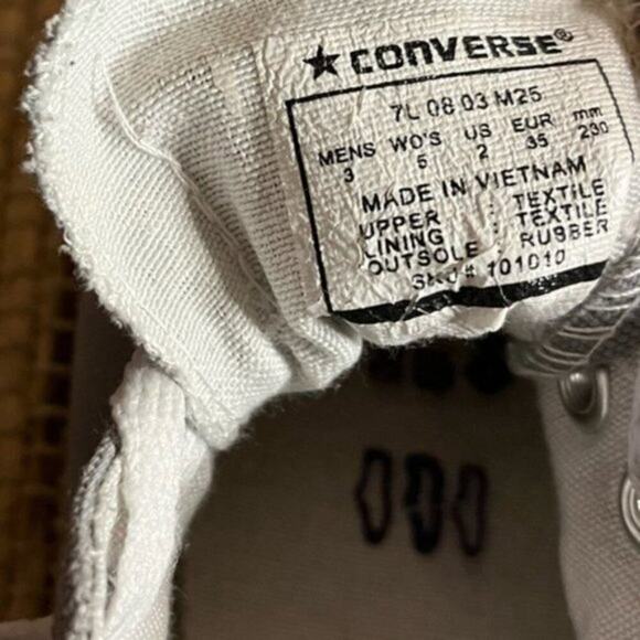 Converse Gray Sneakers Women’s Size 5 - Picture 14 of 16
